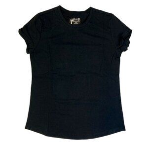 Seven7 Black Crew Neck Top Size 1X